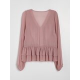 Sinsay Bluza s volanima i vezanjem | shoptok.hr