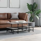 vidaXL Klubska mizica siva sonoma 100x50,5x40 cm inženirski les Cene