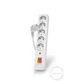 kabl produžni sa prenaponskom zaštitom ACAR X5 Pro 3.0m Schuko - Grey