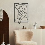 WALLXPERT Estilo - M397 Crni Dekorativni Metalni Zidni Pribor | Eponuda.com