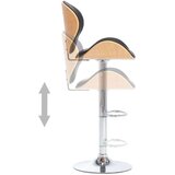  Barski stolac od umjetne kože crni | shoptok.hr