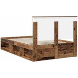  Krevetna konstrukcija s uzglavljem Staro drvo 120 x 200 cm | shoptok.hr