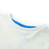  Dječja majica prljavo bijela boja 128 | shoptok.hr