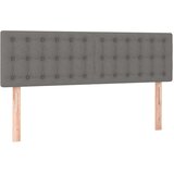  Box spring postelja z vzmetnico temno siva 140x200 cm blago, (20724199) | Shoptok.si