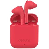 Oem Defunc, Brezžične slušalke TWS Bluetooth 5.2, vodoodporne IPX4, model True Talk, Rdeča, (5000228724) | Shoptok.si