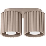 Sollux Smeđe-sivi metalni reflektor 10x21 cm Zora – Cijene