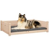  Pasja postelja 95,5x65,5x28 cm trdna borovina, (20799906) | Shoptok.si