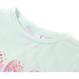  Dječja majica svijetla boja mente 128 | shoptok.hr