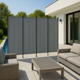Multi Garden preklopni paravan za vrt i prostorije, 4-dijelni &amp;ndash; 167x216 cm, sivi Slike