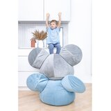The Brooklyn Kids plava baršunasta dječja vreća za sjedenje Ears | shoptok.hr