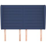  Uzglavlje s ušima plavo 147x23x118/128 cm od tkanine | shoptok.hr