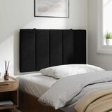  Jastuk za uzglavlje Hanko crni 90 cm baršunasti | Eponuda.com