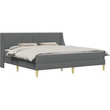  Okvir kreveta s madracem Tamno siva 180 x 200 cm tkanina | Eponuda.com