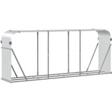  Držač za cjepanice srebrni 234x45x100 cm od pocinčanog čelika | shoptok.hr