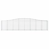  Lučne gabionske košare 9 kom 400x50x80/100 cm pocinčano željezo | shoptok.hr