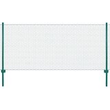  Ograda od žičane mreže sa stupovima čelična 25 x 1 m zelena | shoptok.hr