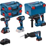 Bosch akumulatorski set gsr 18V-90C + gdx 18V-210C + gbh 18V-24C + gsa 18V-28 + 1x4,0Ah + 2x5,5Ah + gal 1880CV ( 0615990N37 ) | ePonuda.com