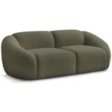 Bobochic Paris Zelena sofa od bouclé tkanine 230 cm Tina –