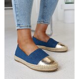 Gemre Blue and gold glittery espadrilles Surana | shoptok.hr