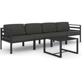  5-dijelna vrtna garnitura s jastucima aluminijska antracit | shoptok.hr