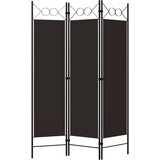 Maison Chic Paravan - Sobne pregrade 3-delni rjav 120x180 cm, (22111786) | Shoptok.si