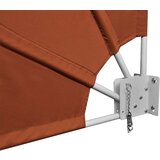  Sklopiva bočna tenda terakota 210 x 210 cm | shoptok.hr