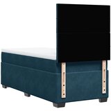 Box spring krevet s madracem plavi 80 x 200 cm baršunasti | shoptok.hr