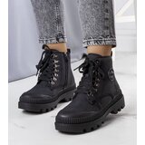 D/CEO Black patent leather insulated boots Campi | Shoptok.si
