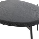 WOOOD Črna klubska mizica 67x92 cm Kota – | Shoptok.si