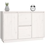  Komoda bela 111x34x75 cm trdna borovina, (20654857) | Shoptok.si