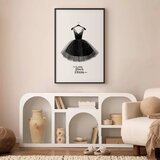  Plakat - Little Black Dress 60x90 Crni okvir s margom | shoptok.hr