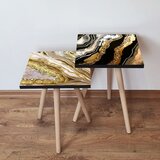 Hanah home 2Shp485 - multicolor goldwhite nesting table (2 pieces) | ePonuda.com
