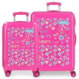 Enso Set dva kofera ABS love the nature pink | ePonuda.com