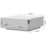 Jela Jagodina klub sto KLS-2F/S45 - kolekcija sky 45 - kašmir mat lak/kašmir mat lak - 90x36x90 cm | Eponuda.com