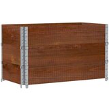 Furnova Vrtno korito rjavo 100x50 cm trdna borovina, (21920206) | Shoptok.si