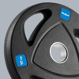 Rebel Active olimpijski utezi od lijevanog željeza, obloženi gumom, set od 2 x 10 kg, rupa 51 mm | shoptok.hr
