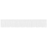 vidaXL Čipkasta Zavesa z zavesami Bela 120 x 900 cm Poliester, (5000149327) | Shoptok.si