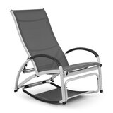 Blumfeldt Beverlywood, vrtni ležalnik, gugalnik, aluminij, sive barve | Shoptok.si