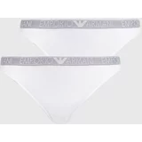 Emporio Armani Underwear Tangice 2-pack bela barva