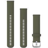 Garmin Zamjenski remen za vivomove3S/3/Style 20mm - Moss green (srebrna kopča), (21361369) Cene