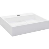  Umivaonik od lijevanih minerala/mramora 50 x 38 x 13 cm bijeli | shoptok.hr