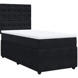  Box spring krevet s madracem crni 80 x 200 cm baršunasti | shoptok.hr