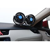  ventilator za instrumentnu tablu automobila sa termometrom 9W/12V, crni | Eponuda.com