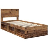  Krevetna konstrukcija Staro drvo 90 x 190 cm Čvrsto borovo drvo | shoptok.hr