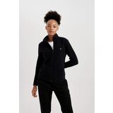 Defacto Standard Fit Double Pocket Slogan fleece Cardigan | ePonuda.com