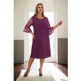 Dewberry E2654 Spanish Sleeve Plus Size Evening Dress-MOR