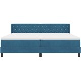  Krevet s opruga kutije Tamno plava 200 x 200 cm Baršun | shoptok.hr
