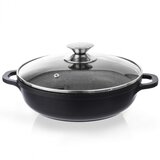 Orion Kastrol s nepřilnavým povrchem Pfluon Granit se skleněnou poklicí Grande, ⌀ 28 cm Cene