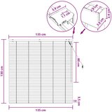  Venecijanska roleta Bijela 135 x 130 cm 35 mm | shoptok.hr