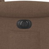  Električni naslanjač rjavo blago, (21824902) | Shoptok.si